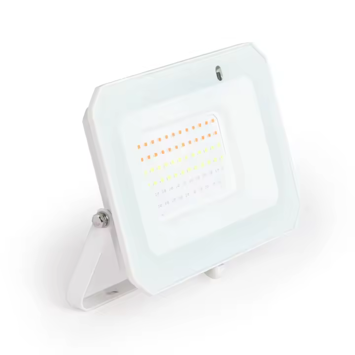 Ledkia Foco Proyector LED 50W RGBW con Mando IR IP65 RGB - 1