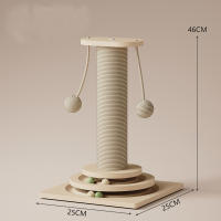 Nueva Juguete Para Gato Torre De Escarabajo Divertida Tablero De Rasguño Duradero Con Sisal Poste Para Gato Supplies - details 0