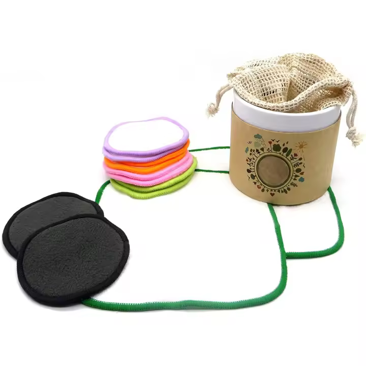 Buabi. Discos desmaquillantes reutilizables ecológicos. Grandes suaves y lavables - 1