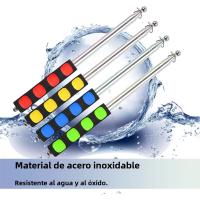 Bastón Telescopio De Bandera Con Correa Y Puntero De Enseñanza Acero Inoxidable Guía Turística De Bandera - details 4