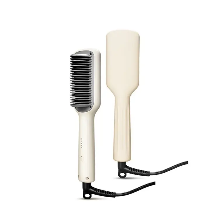 Peine para Alisar El Cabello, alisador con ajuste de temp de 3 velocidades, plancha para el Cabello que reduce El frizz - 1