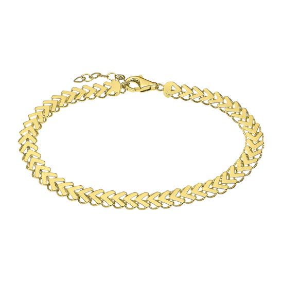 Bracciale Time Road AP00100/18 In Oro 9K 375 - Donna, Lunghezza 18 Cm, Design Minimalista, Senza Gemme, Confezione Originale