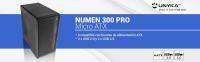 UNYKAch NUMEN 300 Pro – Caja PC Micro ATX, 4 USB (2×3.0 + 2×2.0), Soporte ATX, GPU hasta 250 mm, Compacta Negra/roja, Ideal para Empresas, Comercios e Instituciones - details 0