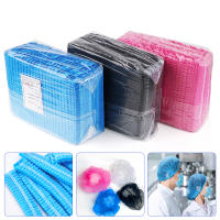 100 PCS Tapones De Tela No Tejida Desechables En Colores Blanco Rosa Negro Y Azul Accesorios De Belleza Para Spa Y Peluquería - details 6