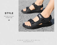 Par De Sandalias De Verano Para Hombre Resistentes Al Desgaste Zapatos Deportivos Casuales Con Suela Gruesa Para Playa Y Uso Diario - details 2