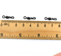 MNFT 100Pcs/200Pcs Giratorios De Cambio Rápido Para Pesca De Carpa Y Barbos Material De Acero Inoxidable De Carbono Alto Herramientas De Pesca Terminal - details 1