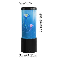 Lámpara De Noche De Medusa Con Cambios De Color Múltiples 8 Pulgadas USB Plug in Atmosphere Light Luz De Ambiente Contemporánea Para Estudio - details 5