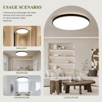 Lámpara De Techo LED Regulable Para Cocina Baño Sala De Estar Dormitorio Iluminación Contemporánea 220V Panel Luminaire Self-Contained - details 10
