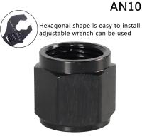 Plug De Aluminio Para Tubería De Combustible Y Aceite AN4 AN6 AN8 AN10 AN12 Cabezal Hexagonal Giratorio Bloqueador De Salida - details 3
