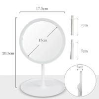 Espejo De Maquillaje Con Luz LED 3 Modos Desmontable Incluye Base De Almacenamiento Recargable Por USB Regalo Ideal - details 2