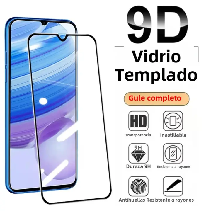  Vidrio Templado 9H Para Samsung Galaxy S25 S24 Ultra S23 S22 S21 S20 FE A56 5G A55 A54 A53 A52 A36 A35 A33 A25 A15 A16 A13 A06 A05 Protector De Pantalla Resistente Al Agua Y Antihuellas HD - 1