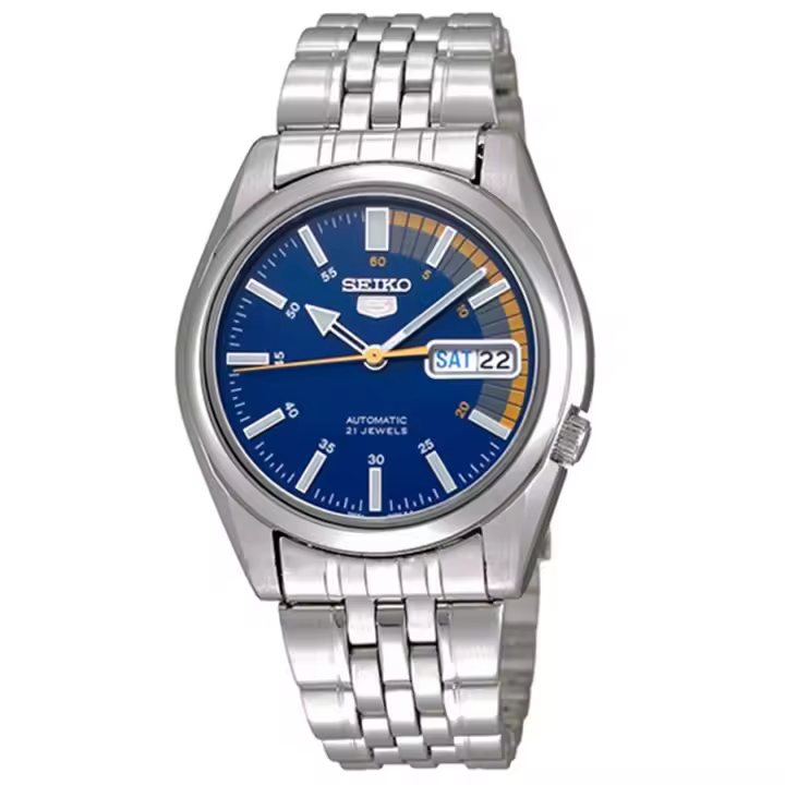 Reloj Automático SEIKO 5 SNK371K1 para Hombre - Esfera Blue, Resistant to Agua - 1