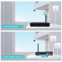 Cámara De Seguridad IP ABUNTU 5MP Exterior Con Visión Nocturna En Color WiFi H.265 Metal Bullet CCTV APP ICSEE Audio Bidireccional - details 9