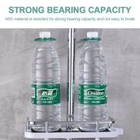 Soporte De Ducha Organizador De Baño Estante De Pared Sin Perforar Riega Cabeza De Ducha Tratamiento Capilar Soporte Para Shampoo - details 2
