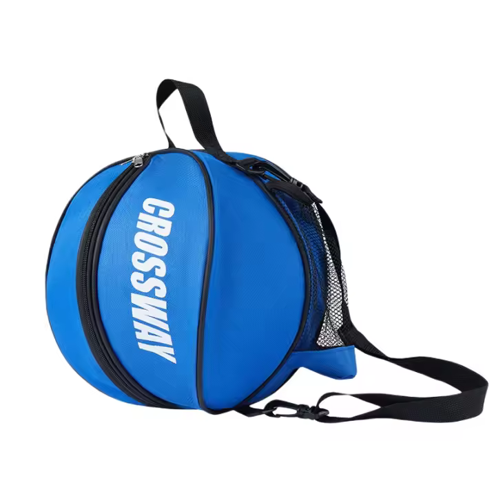 Bolsa De Baloncesto Ajustable Con Correa Y Dos Bolsillos De Malla Lateral Bolsa Deportiva Para Baloncesto Y Fútbol Portador De Bolsa De Hombro - 1
