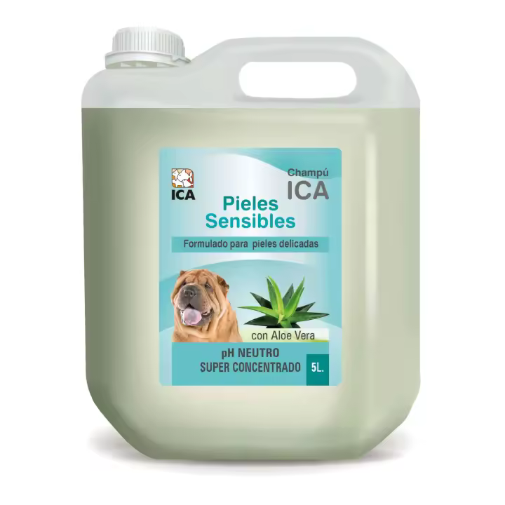 Champú para piel sensible con Aloe Vera para perros 5000 ml - 1