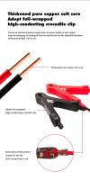 Cargador De Batería Para Coche Y Motocicleta NarzrIe 12V-24V Reparación De Baterías Automóviles MotoAGM GE LiFePo4 15A/8A Pulso - details 14