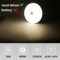Lámpara De Techo Con Sensor De Movimiento 30W Luz Sensor De Sensor Humano 110V 220V Para Entrada Balcón Corredor Escaleras - details 0