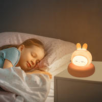 Lámpara De Noche Animal Bonita Para Bebé Recargable Por USB Con 3 Niveles De Iluminación Ajustable Para Amamantamiento Y Dormitorio - details 7