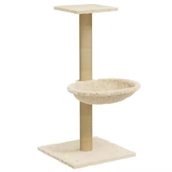 Rascador para Gatos con Post de ISAL Cream 74 cm - 1