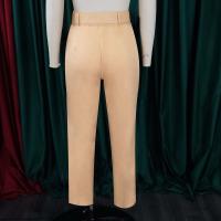Elegantes Pantalones De Oficina Para Mujer Cintura Alta Con Cinturón Estilo Lady De Negocios Moda Trabajo Pantalones Rectos De Talla Fija Para Todas Las Estaciones - details 9