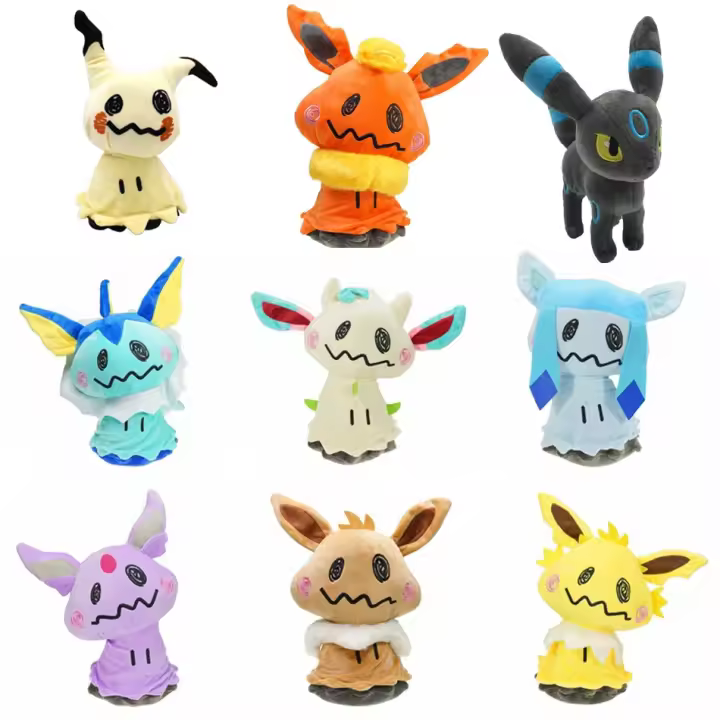 Muñeco De Peluche Mimikyu Juguete De Peluche Pokémon Eevee Flareon Vaporeon Jolteon Espeon Umbreon Glaceon Leafeon Sylveon Regalos Para Niños - 1