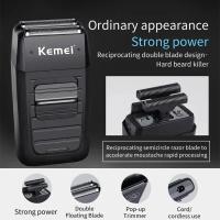 Kit De Peluquería Eléctrica Kemei KM-2296 KM-2299 KM-1102 Para Hombres Máquina De Corte De Pelo Con Carga Rápida Y Función De Baño En Agua - details 15