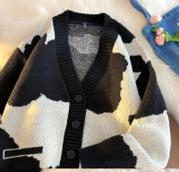 Suéter De Manga Larga Para Mujer Y Hombre Con Cuello En V Botones Abiertos Suave Y Cálido Chaqueta De Lana Tejida Casual Para Otoño E Invierno - details 13