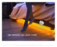 Tira De LED Con Sensor De Movimiento PIR 1-5m IP65 Impermeable DC 12V Para Automatización De Luces En Escaleras Armario Cocina Color Temperatura Blanca / Cálida - details 3