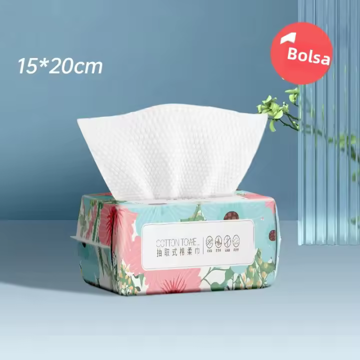 Toallas Desechables Para El Rostro Y Manos Para Bebés Toallas Húmedas Y Secas Portátiles Y Limpias Para El Baño - 1