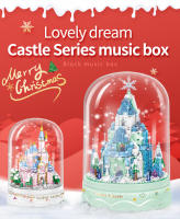 Castillo De Hielo Y Nieve Con Música Para Niñas Bloques De Construcción Creativos Y Divertidos Regalo De Navidad Para Niñas - details 0