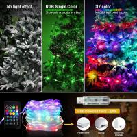 Cadena De Luces LED Inteligente Bluetooth APP 10M Impermeable Para Decoración De Árboles Y Interiores Con Control Remoto Infrarrojo Y USB - details 6
