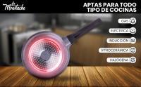 LA MOUSTACHE Sartén PIERRE de Aluminio Fundido con Revestimiento de Titanio para Todo Tipo de Cocinas - details 2