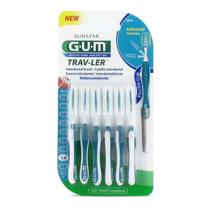 Gum Interdent 1614 Trav Ler - Cepillo Interdental para Cuidado Diario - 1