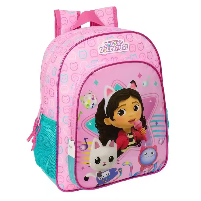 SAFTA  MOCHILA INFANTIL ADAPTABLE A CARRO GABBY S DOLLHOUSE PARTY GABBY S DOLLHOUSE PARTY 11x26x34 Cms. - 1