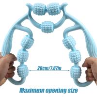 Rodillo De Masaje Para Musculatura Fascial 9 Ruedas Anti Celulitis Para Aliviar Dolor Muscular En Piernas Y Brazos - details 8