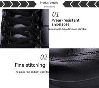 Zapatos De Seguridad Para Hombre Zapatillas De Punta De Acero Ligera Botas Impermeables Protección Industrial Para Los Pies Envío Gratis - details 9