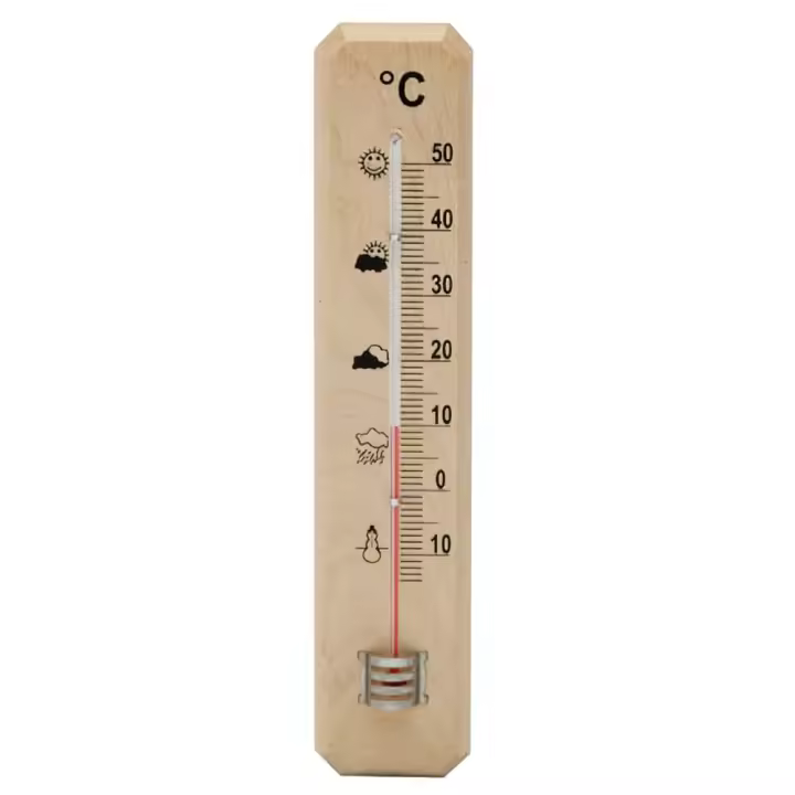 Termometro Pared / Jardin Madera 20 cm. - 1