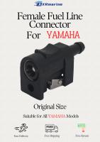 Conector De Tubo De Combustible 8mm 5/16'' Adaptador De Manguera Femenino Para Motora De Popa Yamaha Parsun Hidea Accesorios De Barco - details 0