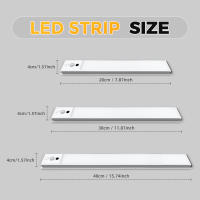 Luces LED Para Gabinete 3 En 1 Con Sensor De Movimiento Y Activación Por Movimiento De Mano 3 Temperaturas De Color USB Para Armario - details 3
