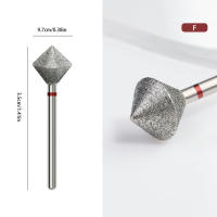 Nuevas Brocas De Carburo Para Uñas Accesorio De Manicura Eléctrica Herramientas Para Remover Polvo De Uñas Efiles - details 4