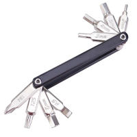 Kit De Reparación De Bicicleta 8 En 1 Herramientas Para Motocicleta MTB Carretera Herramienta Plegable Hexagonal Llave De Radio Para Bicicleta De Montaña Y Carretera - details 15