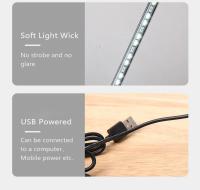 Lámpara De Escritorio LED De Clip Protección Ocular Para Estudiantes Dormitorio Y Habitación Luz De Lectura Pequeña Lámpara Negra - details 7