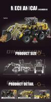 Juego De Bloques De Construcción MOC De Ingeniería Mécanica Vehículo De La Ciudad Bulldozer Excavadora Grúa Modelo Para Niños Juguetes Regalos Para Niños De Ambos Sexos - details 1