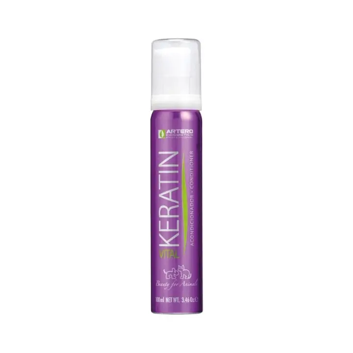 ARTERO - Keratin Vital (90 ml) - Acondicionador para Perros y Gatos que Recupera la Suavidad y Brillo - 1