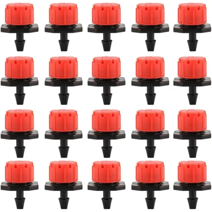 100PCS Gotero de Riego por Goteo, Boquillas de aspersores con emisor de Jardín, Riego por Goteo Automático 360 - 1