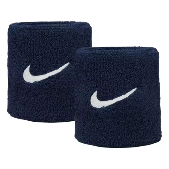 Muñequeras Nike Swoosh Classic Pack 2 Unds Azul Marino N1012405463 Writsbands - 1