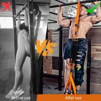 Banda De Resistencia Para Ayuda En Pull up De Alta Dureza Con Soporte Para Rodilla Para Ejercicios De Fuerza Y Entrenamiento De Abdomen - details 7