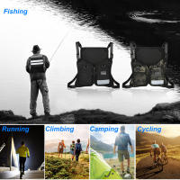 Chaleco De Pesca Fly Ligero Y Transpirable Impermeable Y Duradero De Poliéster Para Exterior Con Mochila En La Caja Pack Reflectante - details 1