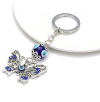 Collar de Mariposa con Cristal Brillante y Colgante de Aleación Dorada. - details 2